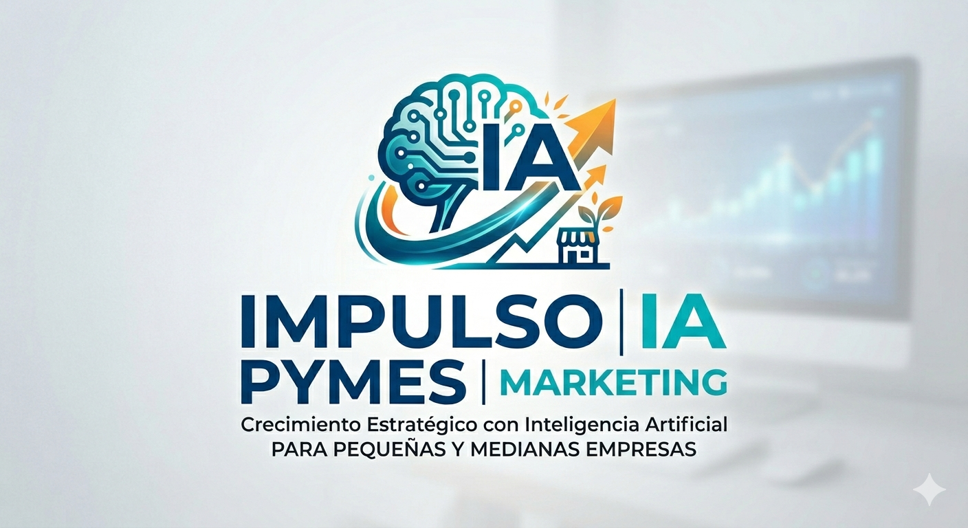 Logotipo de Impulso PYME IA — consultoría y marketing con inteligencia artificial para pequeñas y medianas empresas, por Matias Montico